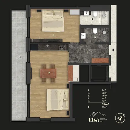 Elsa Spa Apartments Tux Exterior photo